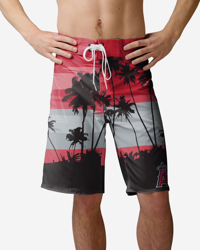 Los Angeles Angels Sunset Boardshorts FOCO S - FOCO.com