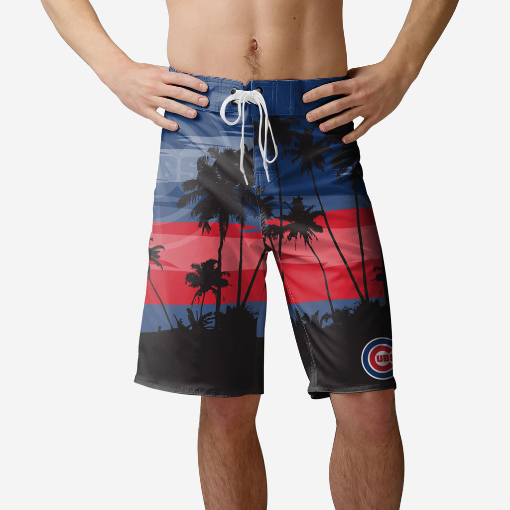 Chicago Cubs Sunset Boardshorts FOCO S - FOCO.com