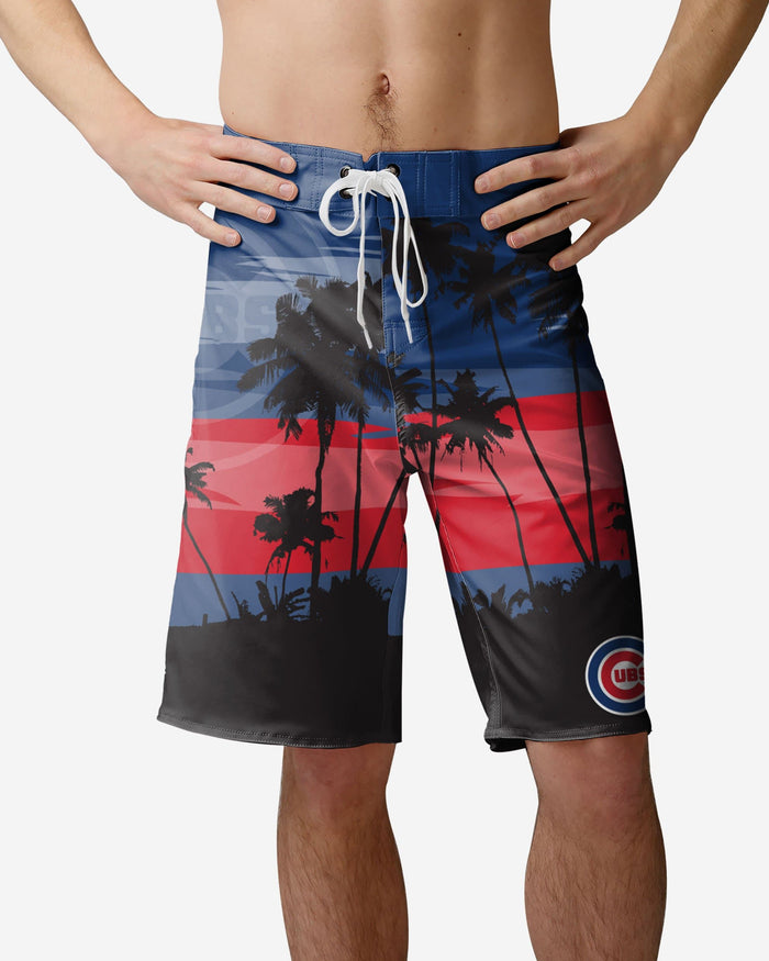 Chicago Cubs Sunset Boardshorts FOCO S - FOCO.com