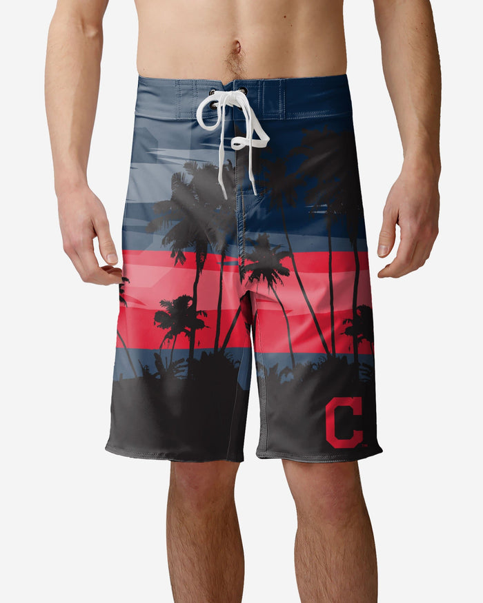 Cleveland Guardians Original Sunset Boardshorts FOCO S - FOCO.com