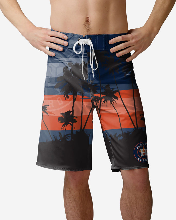 Houston Astros Sunset Boardshorts FOCO S - FOCO.com