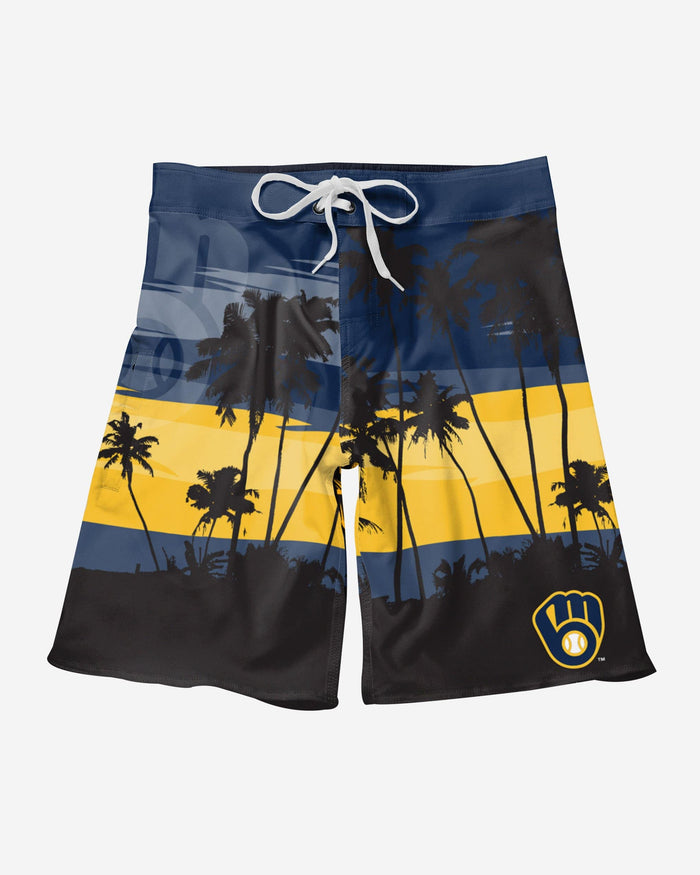 Milwaukee Brewers Sunset Boardshorts FOCO - FOCO.com