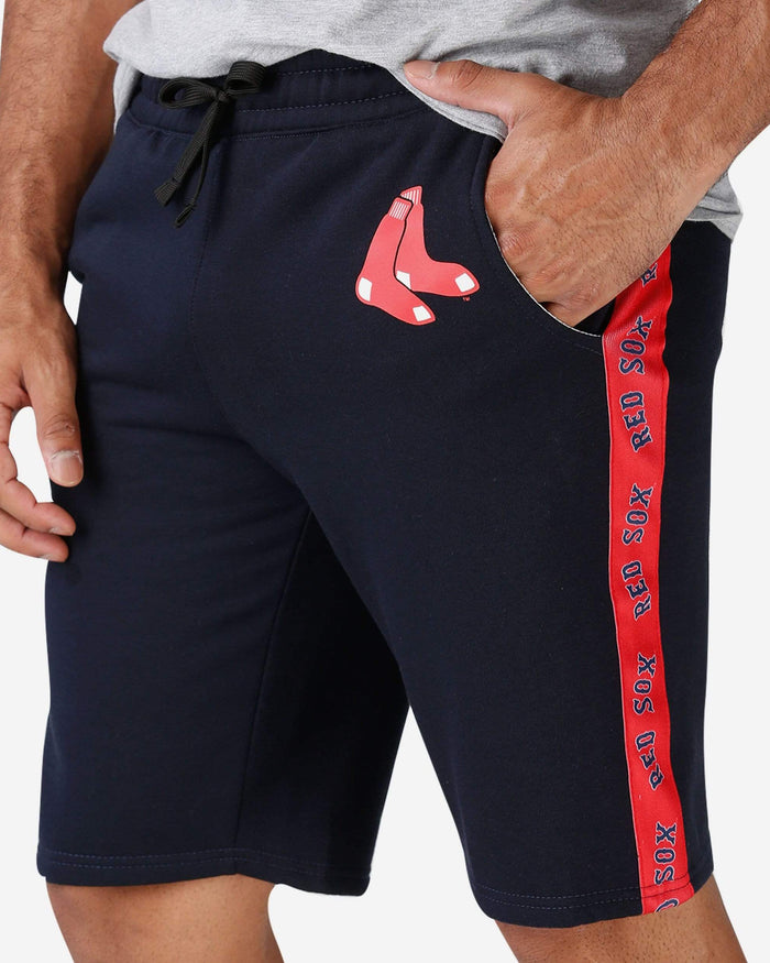 Boston Red Sox Lazy Lounge Fleece Shorts FOCO - FOCO.com