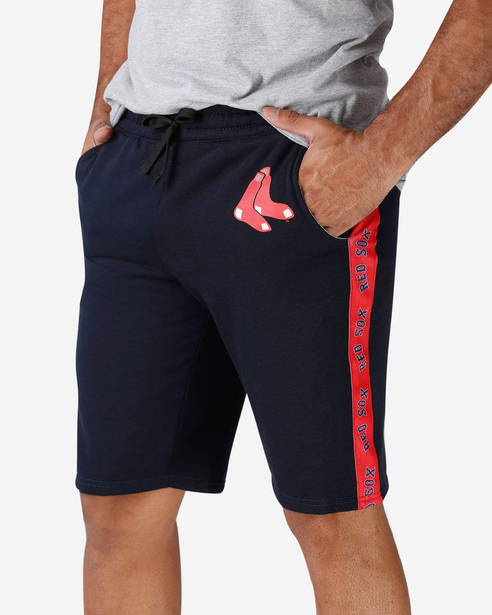 Boston Red Sox Lazy Lounge Fleece Shorts FOCO S - FOCO.com