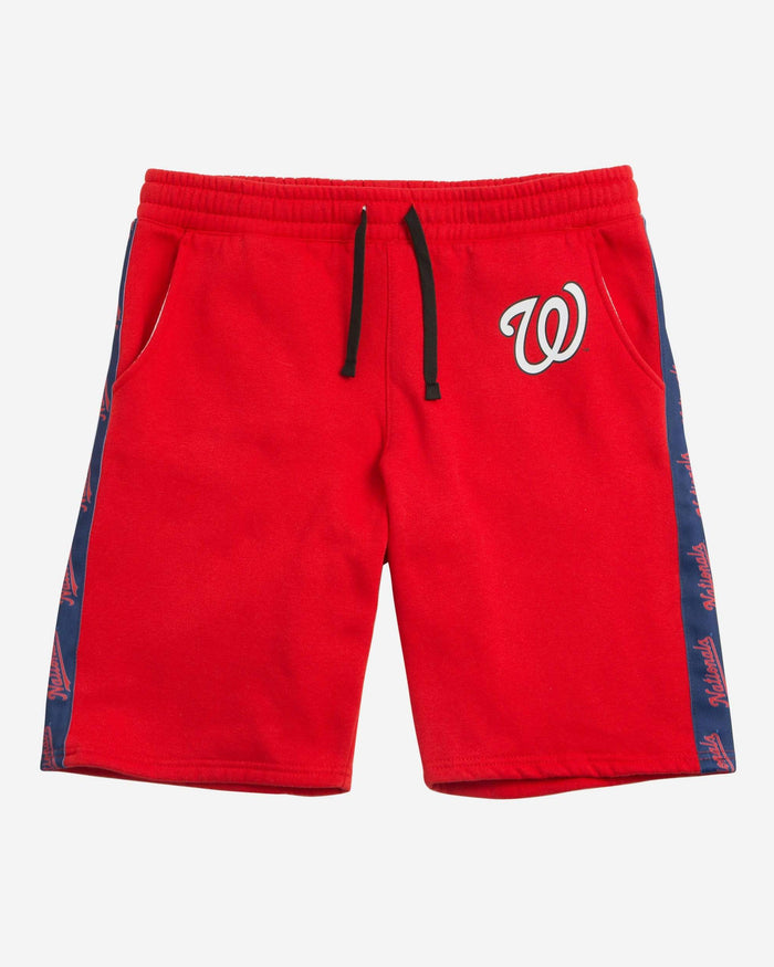 Washington Nationals Lazy Lounge Fleece Shorts FOCO - FOCO.com