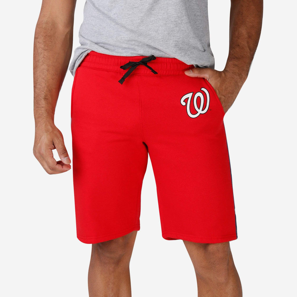 Washington Nationals Lazy Lounge Fleece Shorts FOCO S - FOCO.com