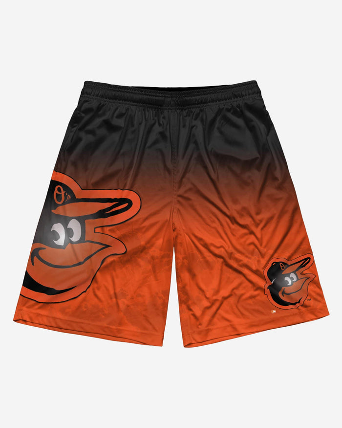 Baltimore Orioles Gradient Big Logo Training Shorts FOCO - FOCO.com