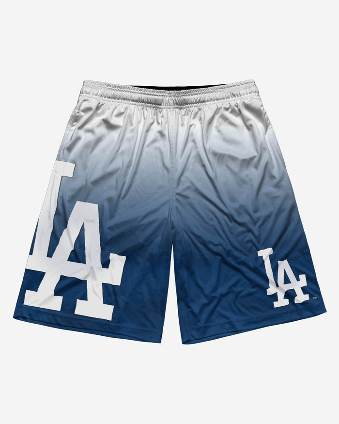 Los Angeles Dodgers Gradient Big Logo Training Shorts FOCO - FOCO.com