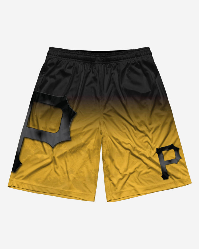 Pittsburgh Pirates Gradient Big Logo Training Shorts FOCO - FOCO.com