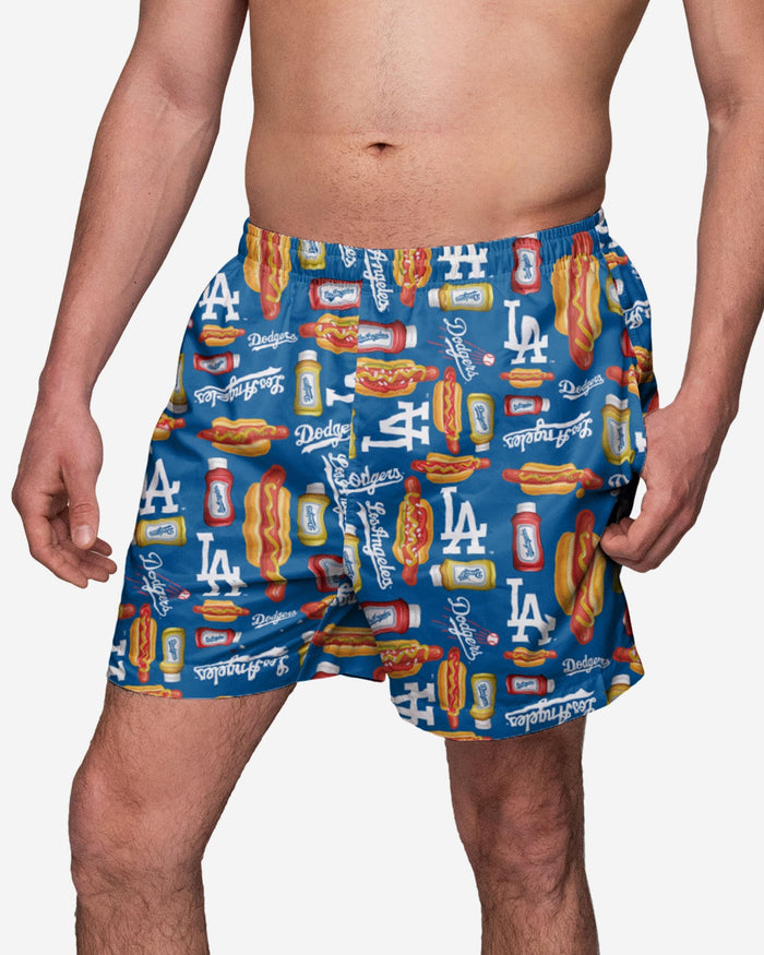 Los Angeles Dodgers Grill Pro Swimming Trunks FOCO S - FOCO.com