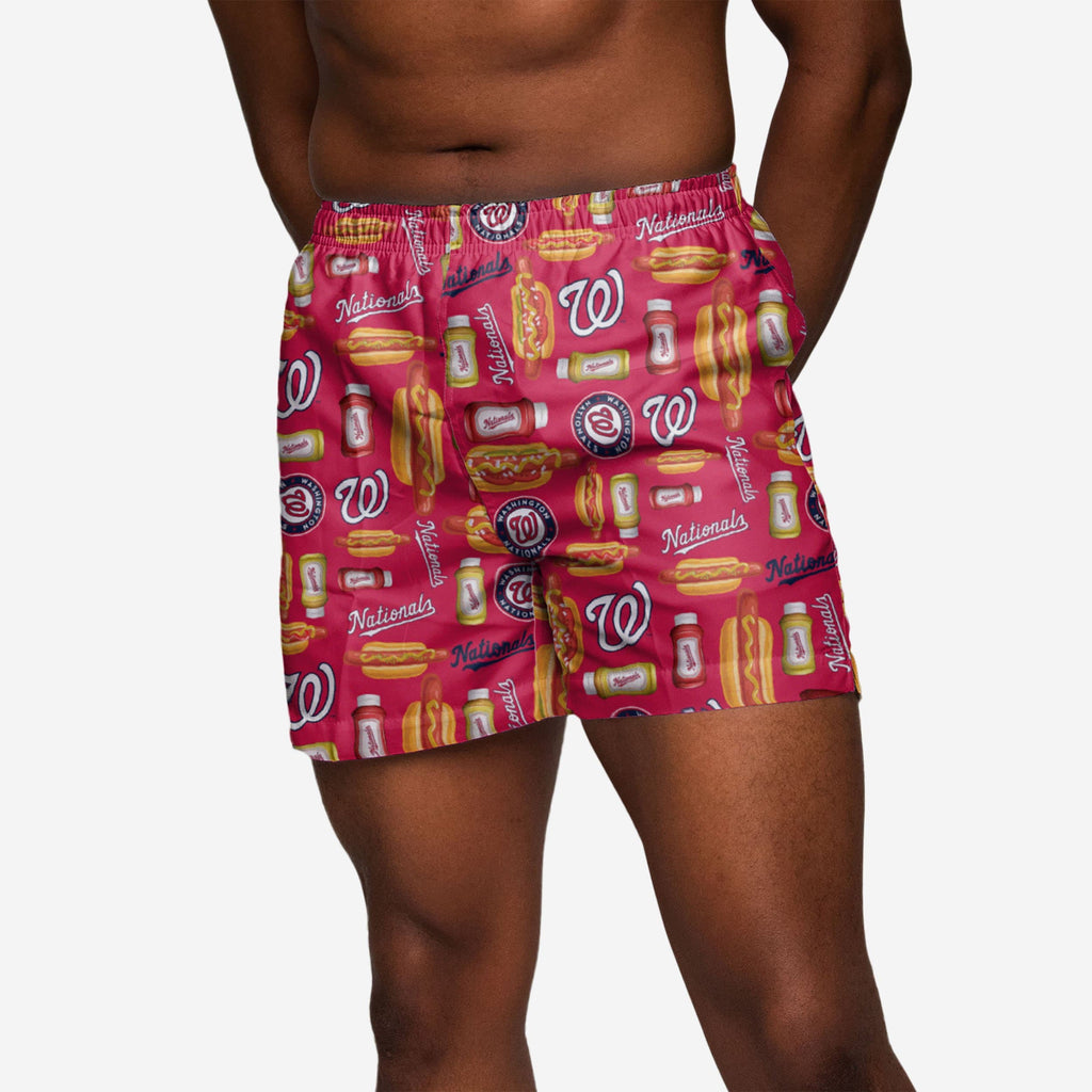 Washington Nationals Grill Pro Swimming Trunks FOCO S - FOCO.com