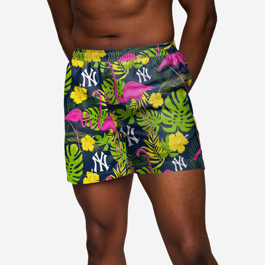 New York Yankees Highlights Swimming Trunks FOCO S - FOCO.com