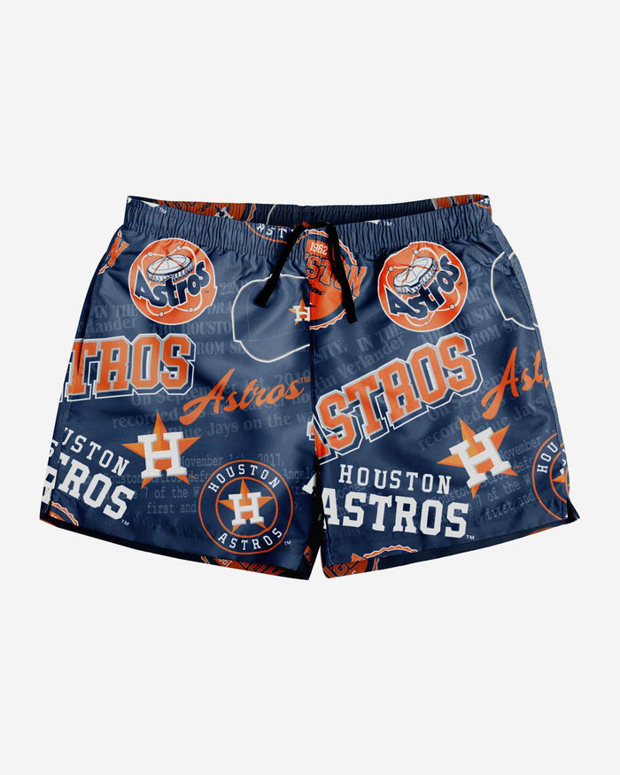 Houston Astros Logo Rush Swimming Trunks FOCO - FOCO.com