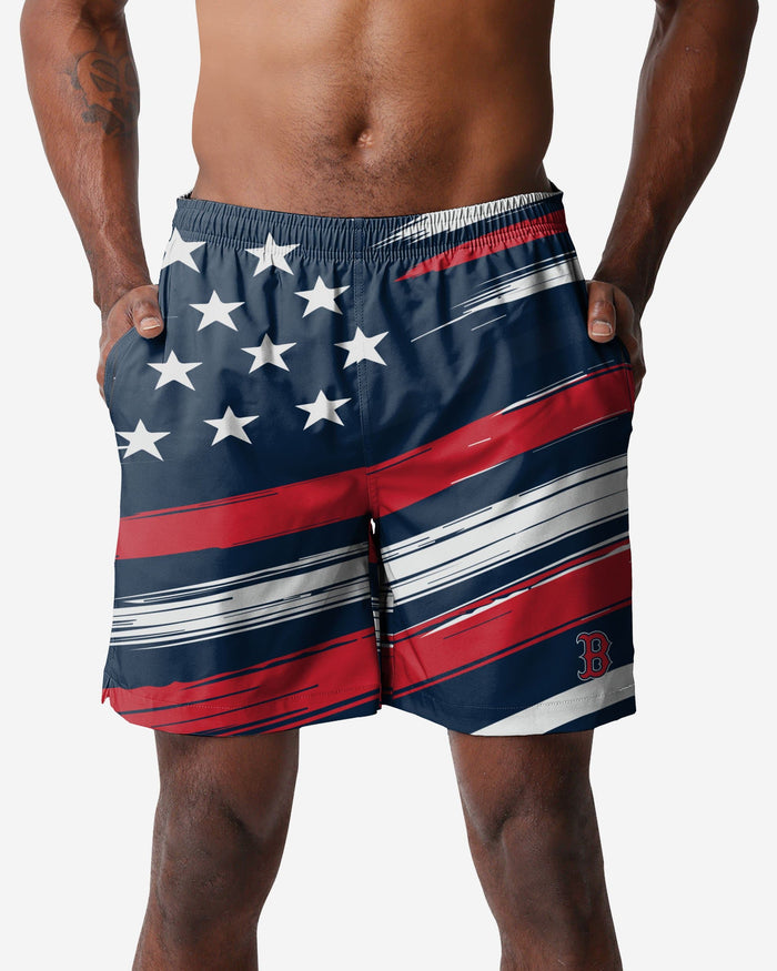 Boston Red Sox Americana Swimming Trunks FOCO S - FOCO.com