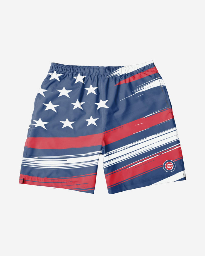 Chicago Cubs Americana Swimming Trunks FOCO - FOCO.com