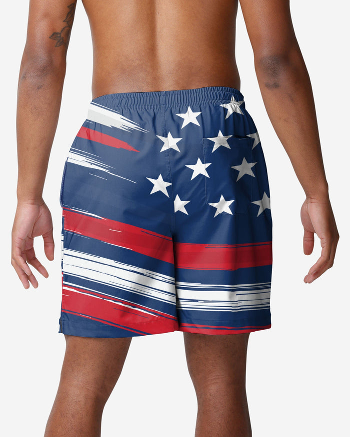 Chicago Cubs Americana Swimming Trunks FOCO - FOCO.com