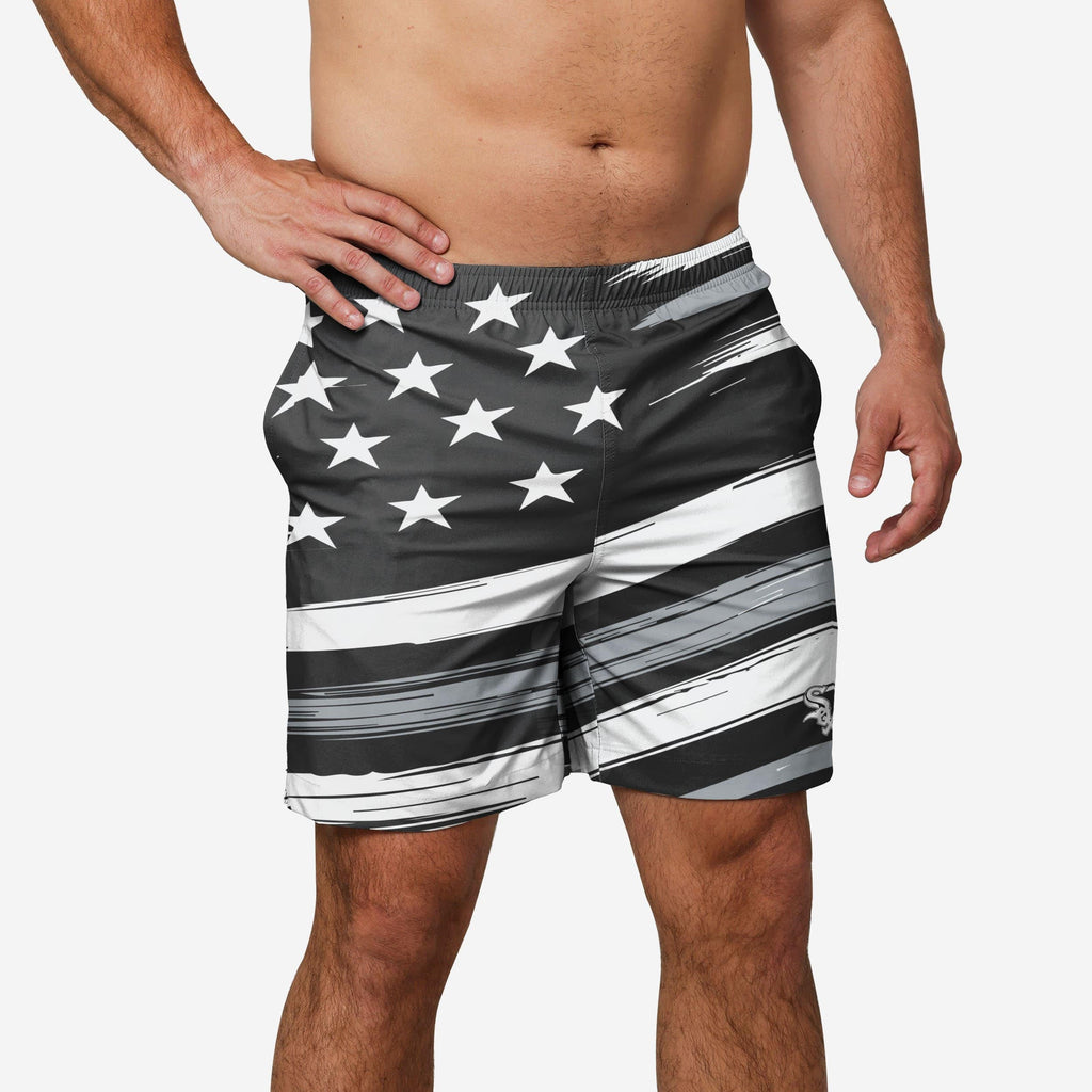 Chicago White Sox Americana Swimming Trunks FOCO S - FOCO.com