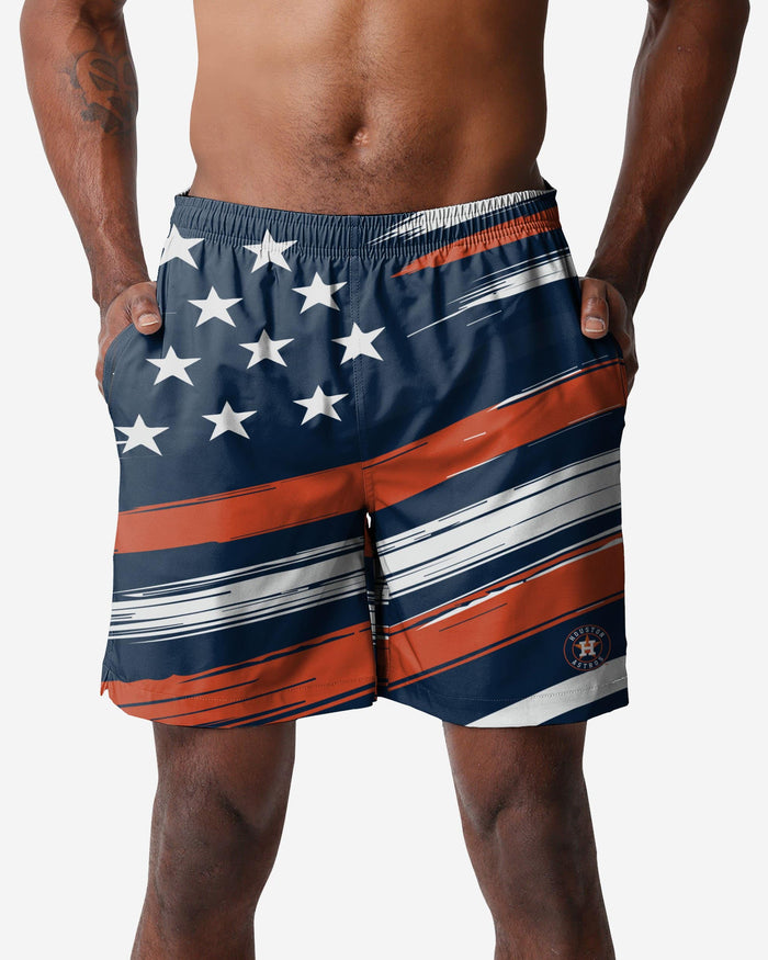 Houston Astros Americana Swimming Trunks FOCO S - FOCO.com