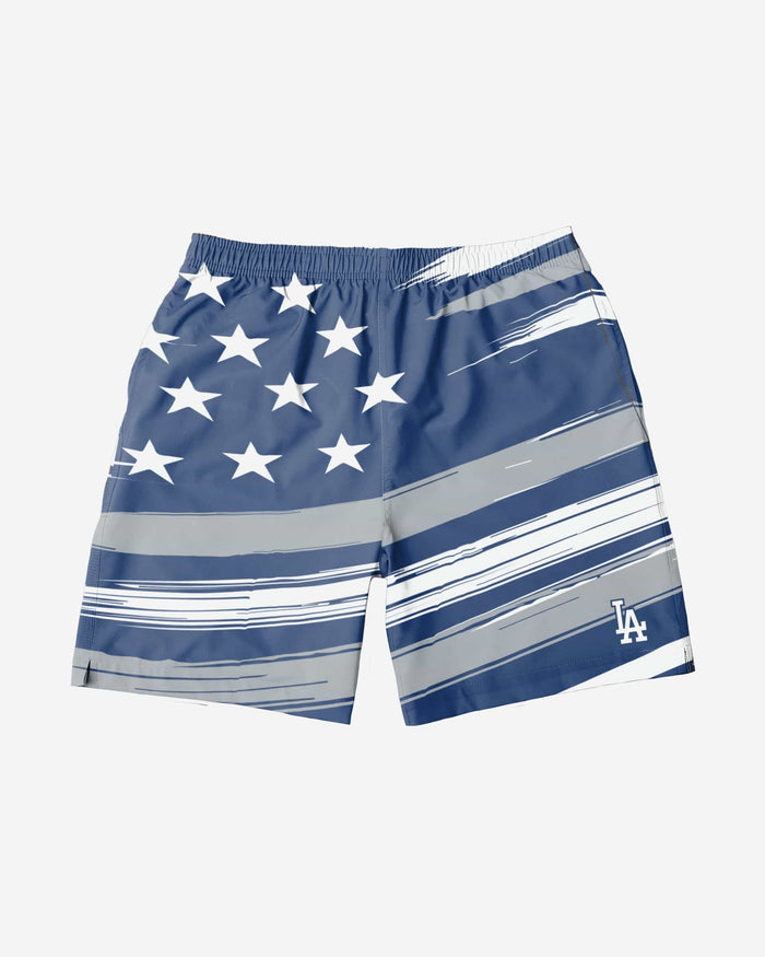 Los Angeles Dodgers Americana Swimming Trunks FOCO - FOCO.com