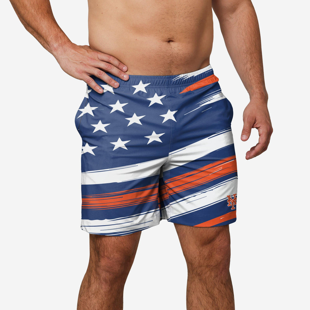 New York Mets Americana Swimming Trunks FOCO S - FOCO.com