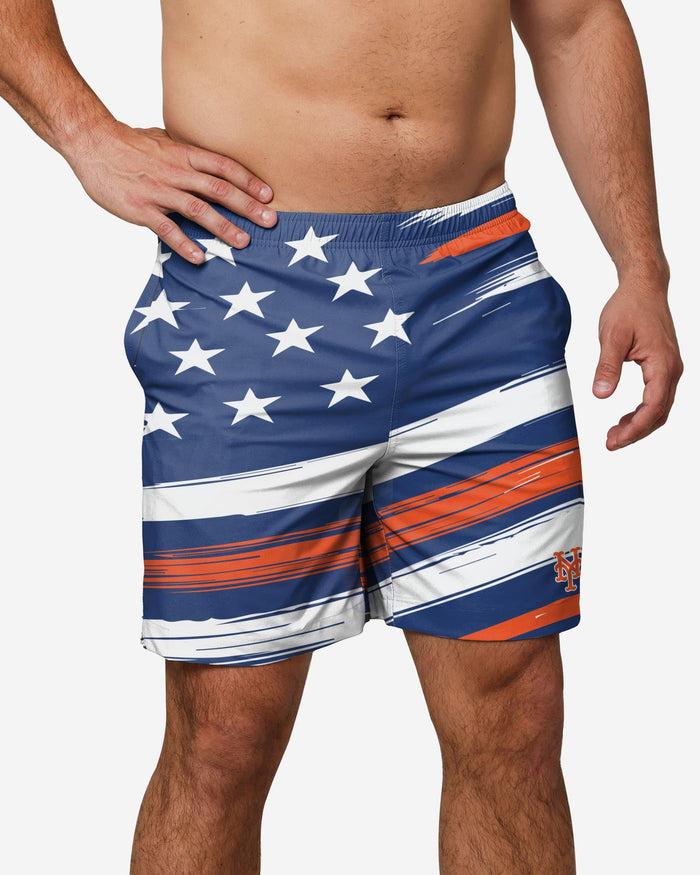 New York Mets Americana Swimming Trunks FOCO S - FOCO.com