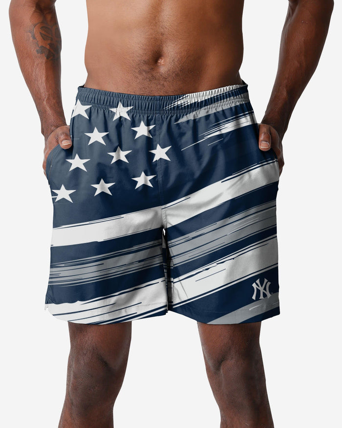 New York Yankees Americana Swimming Trunks FOCO S - FOCO.com