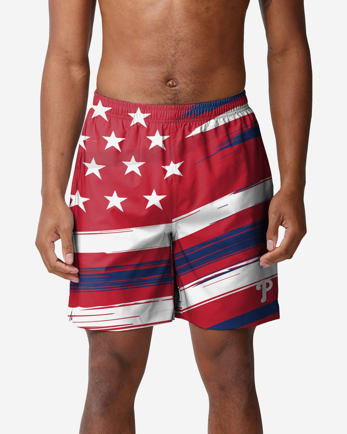 Philadelphia Phillies Americana Swimming Trunks FOCO S - FOCO.com