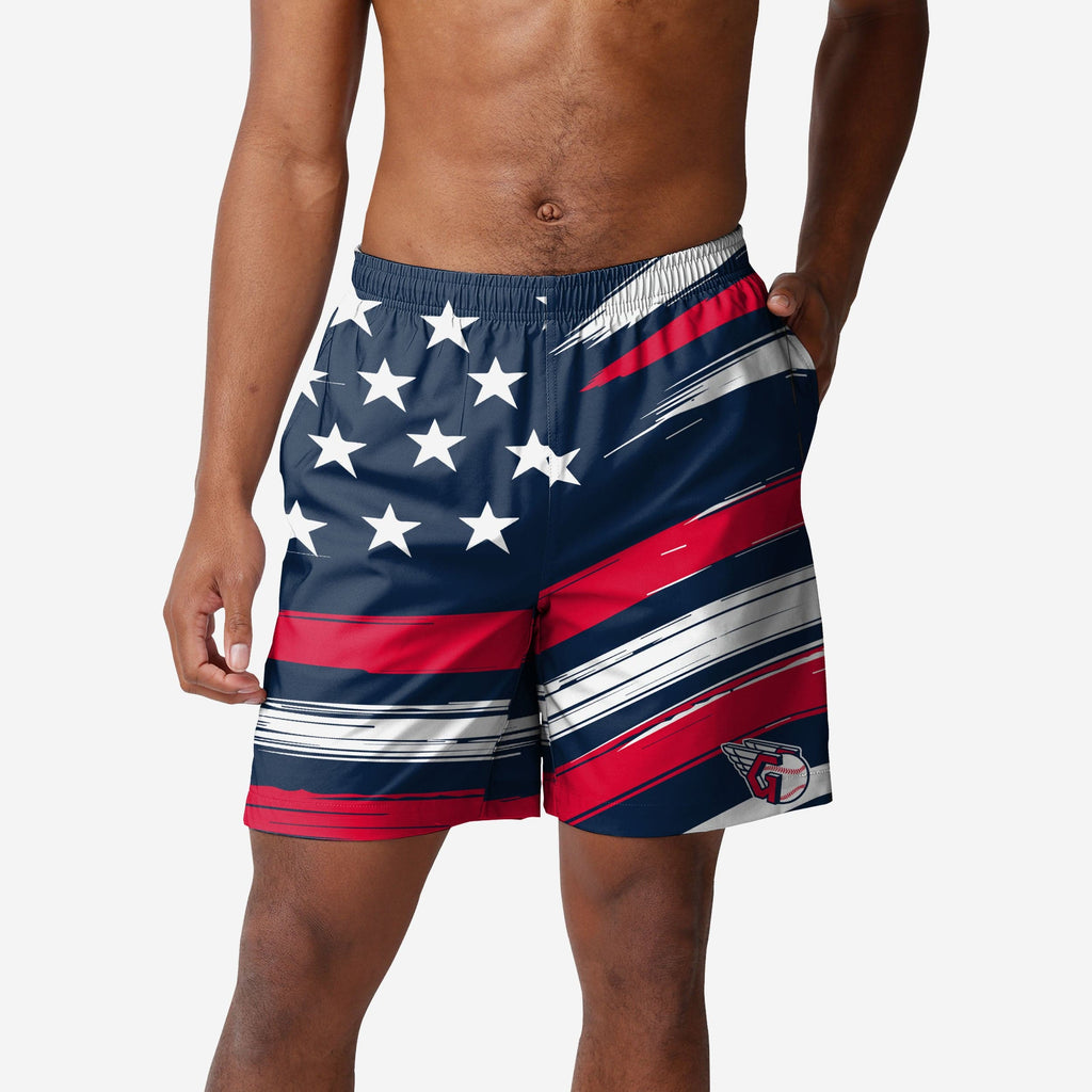 Cleveland Guardians Americana Swimming Trunks FOCO S - FOCO.com