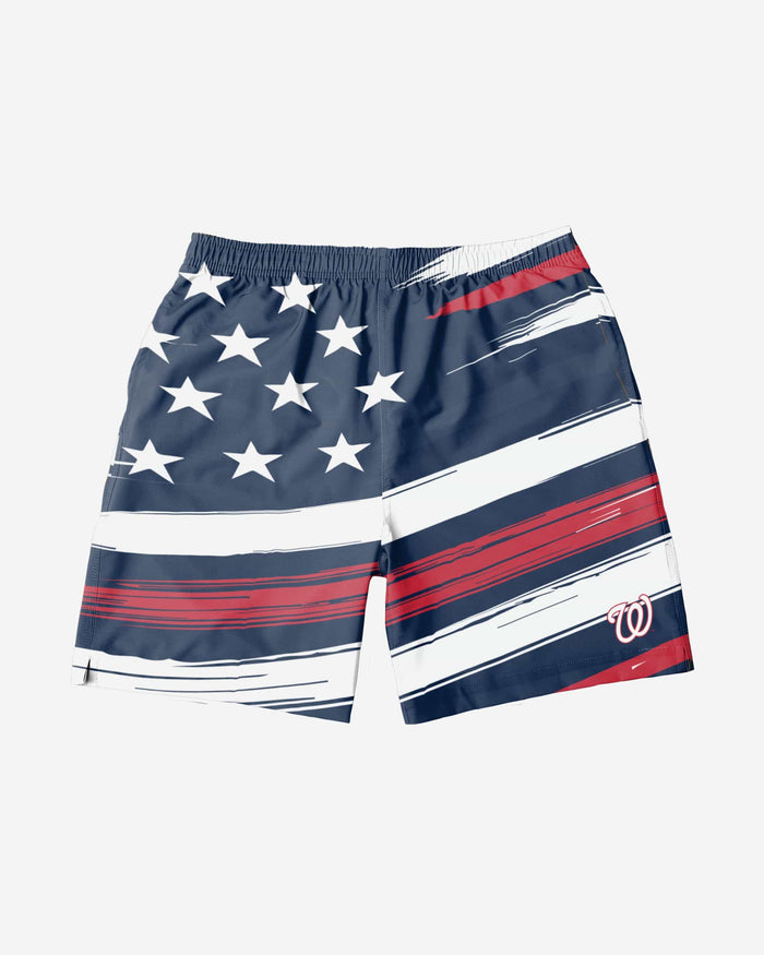 Washington Nationals Americana Swimming Trunks FOCO - FOCO.com