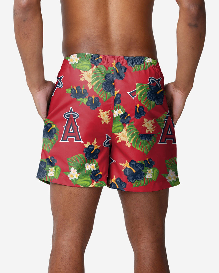 Los Angeles Angels Floral Swimming Trunks FOCO - FOCO.com