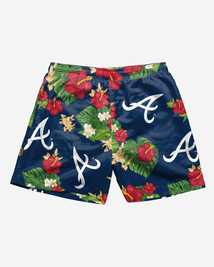 Atlanta Braves Floral Swimming Trunks FOCO - FOCO.com