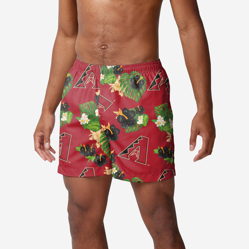 Arizona Diamondbacks Floral Swimming Trunks FOCO S - FOCO.com