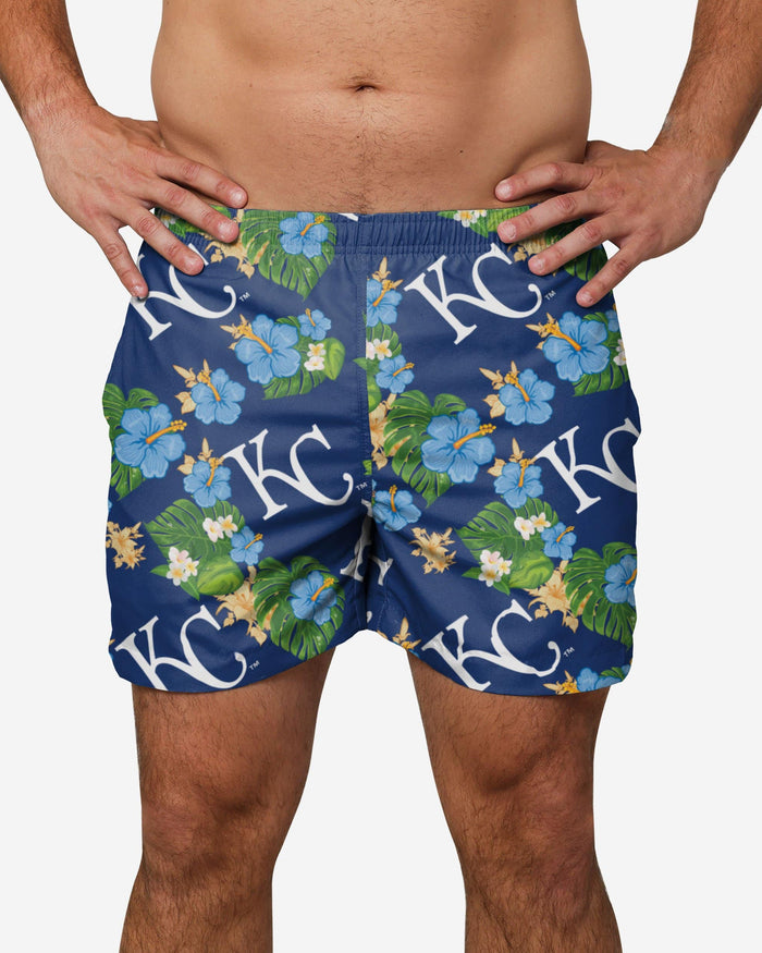 Kansas City Royals Floral Swimming Trunks FOCO S - FOCO.com