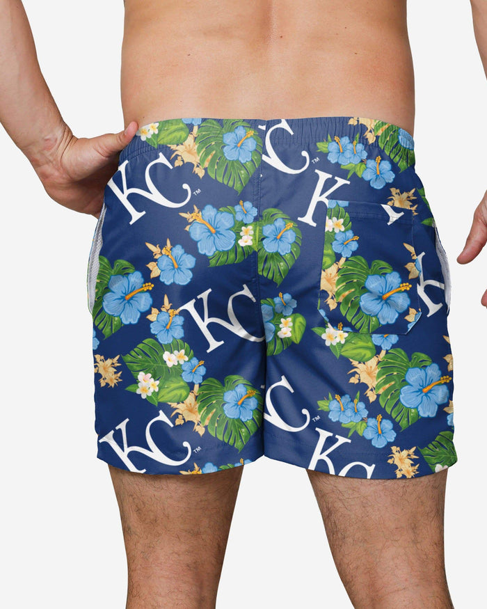 Kansas City Royals Floral Swimming Trunks FOCO - FOCO.com