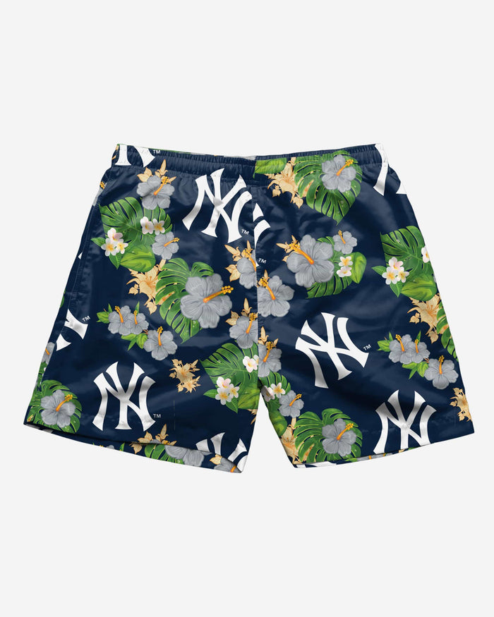 New York Yankees Floral Swimming Trunks FOCO - FOCO.com