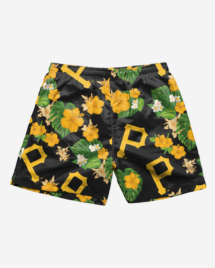 Pittsburgh Pirates Floral Swimming Trunks FOCO - FOCO.com