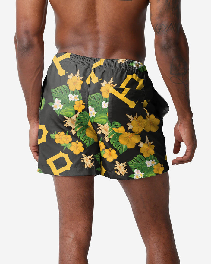 Pittsburgh Pirates Floral Swimming Trunks FOCO - FOCO.com