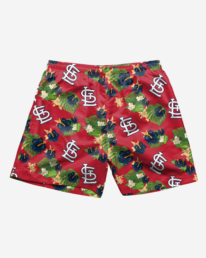 St Louis Cardinals Floral Swimming Trunks FOCO - FOCO.com