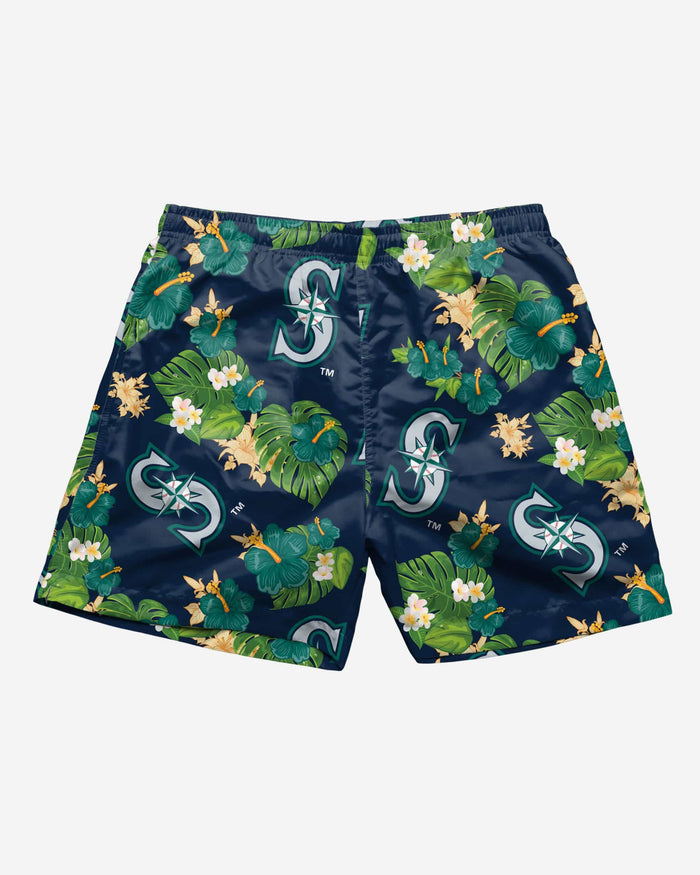 Seattle Mariners Floral Swimming Trunks FOCO - FOCO.com