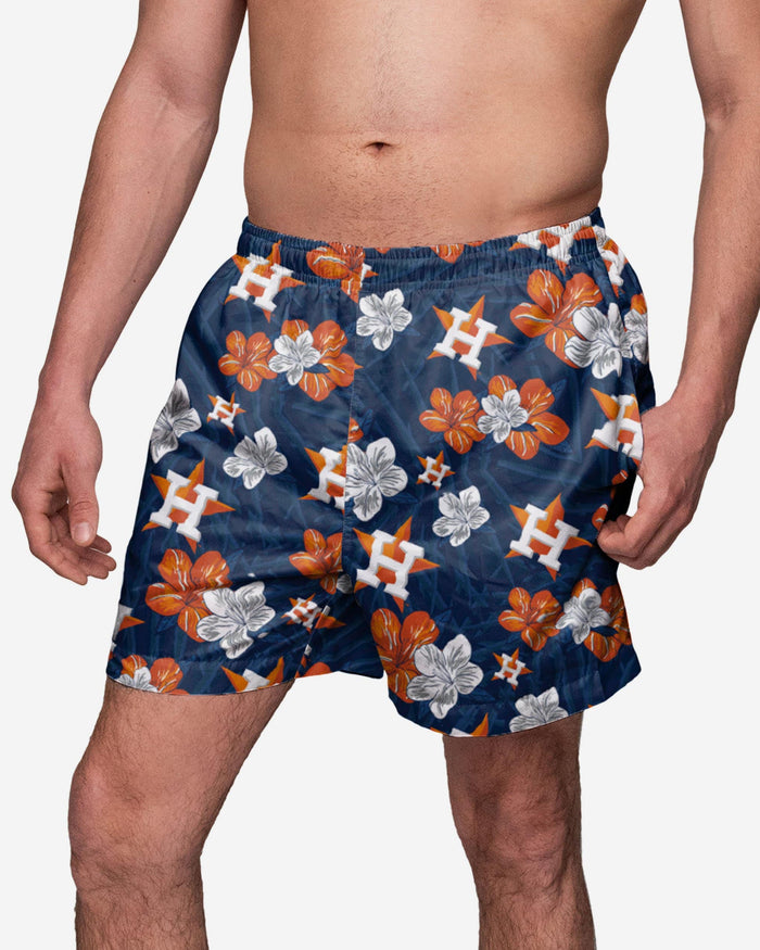 Houston Astros Hibiscus Swimming Trunks FOCO S - FOCO.com