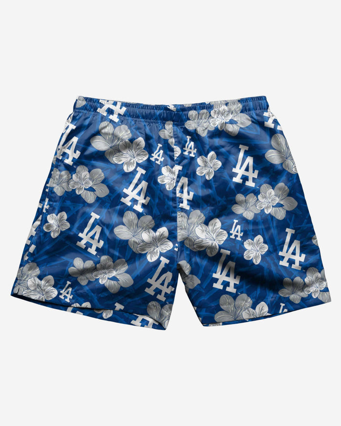 Los Angeles Dodgers Hibiscus Swimming Trunks FOCO - FOCO.com