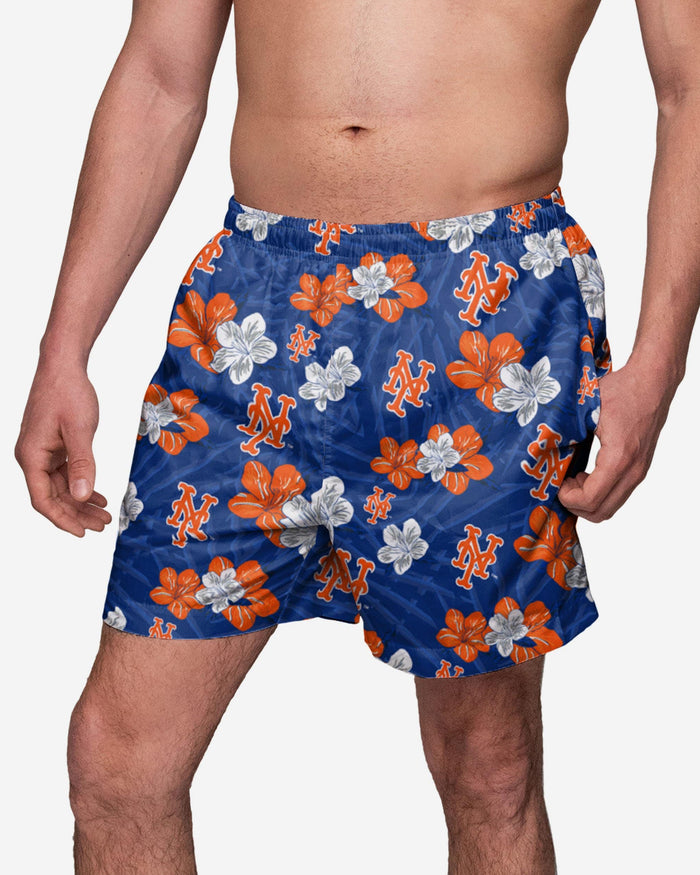 New York Mets Hibiscus Swimming Trunks FOCO S - FOCO.com