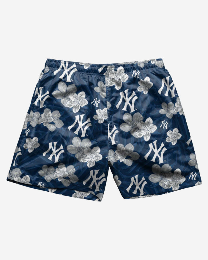 New York Yankees Hibiscus Swimming Trunks FOCO - FOCO.com