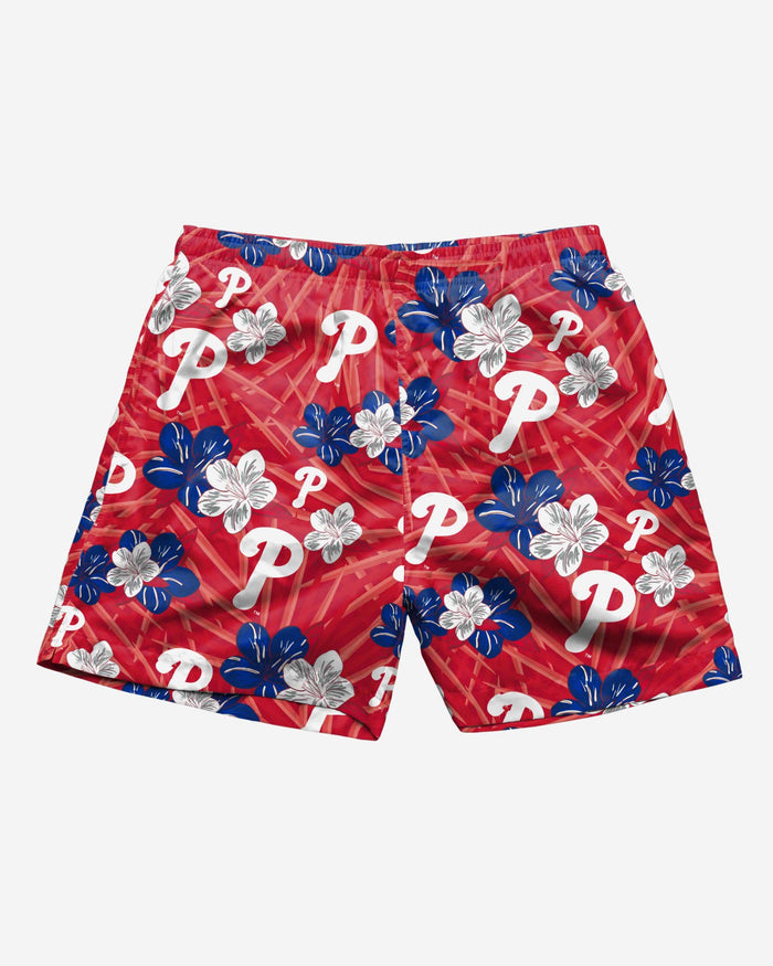 Philadelphia Phillies Hibiscus Swimming Trunks FOCO - FOCO.com