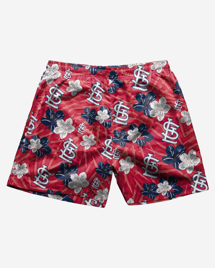 St Louis Cardinals Hibiscus Swimming Trunks FOCO - FOCO.com