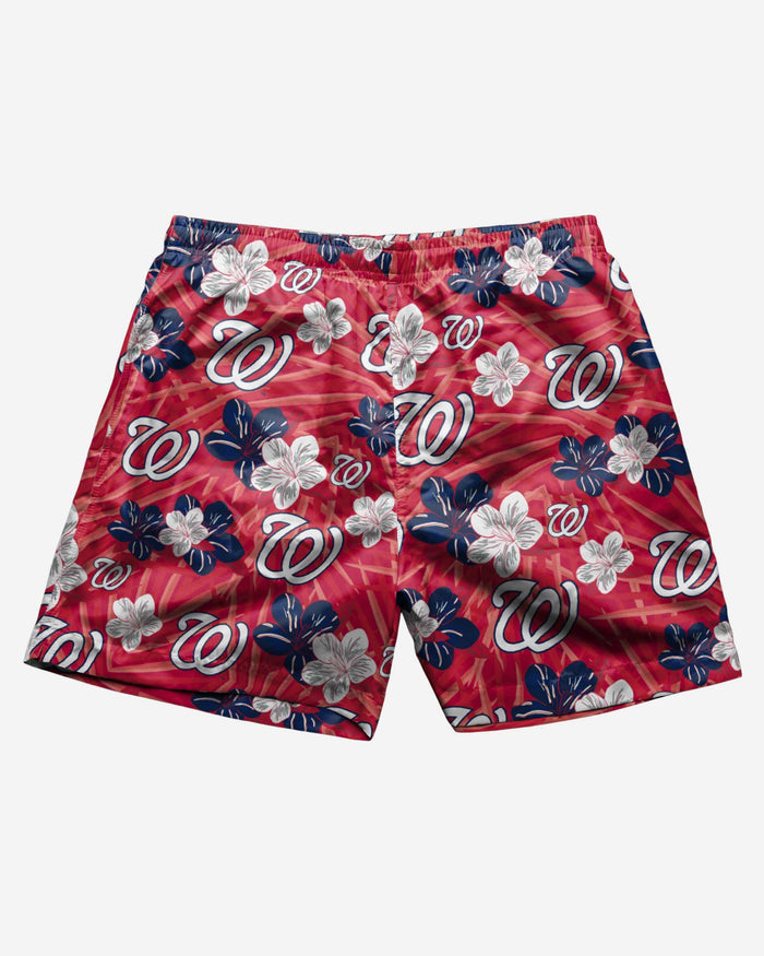 Washington Nationals Hibiscus Swimming Trunks FOCO - FOCO.com