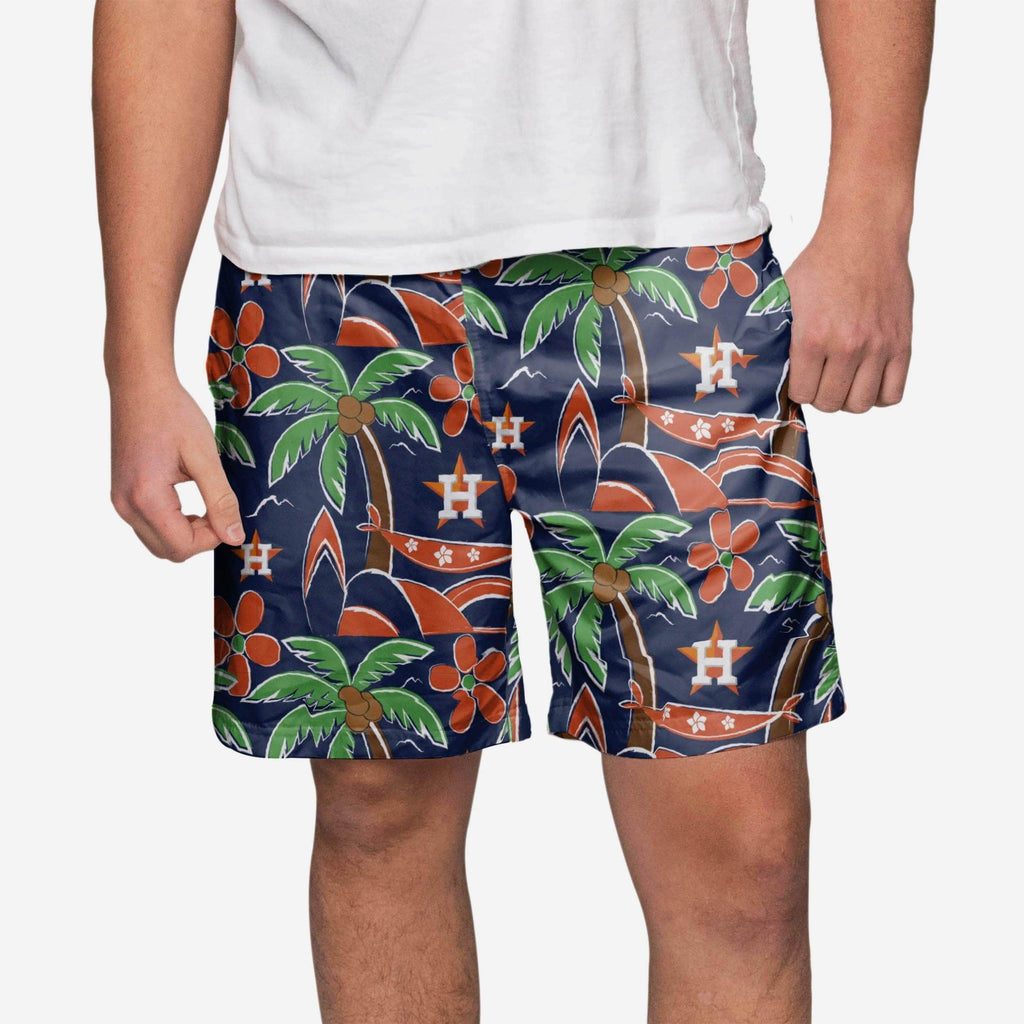 Houston Astros Tropical Swimming Trunks FOCO S - FOCO.com