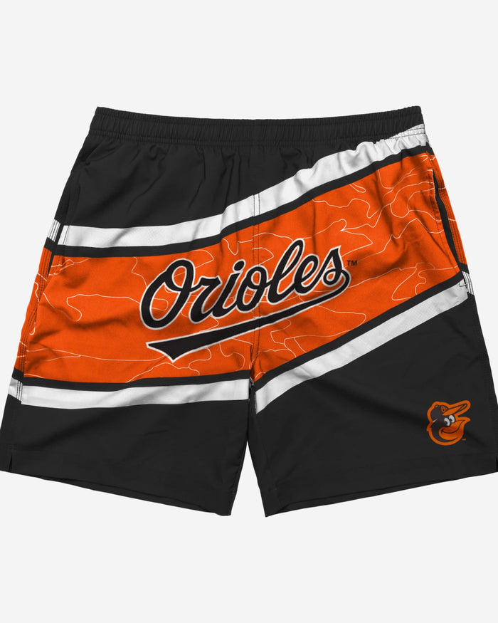 Baltimore Orioles Big Wordmark Swimming Trunks FOCO - FOCO.com