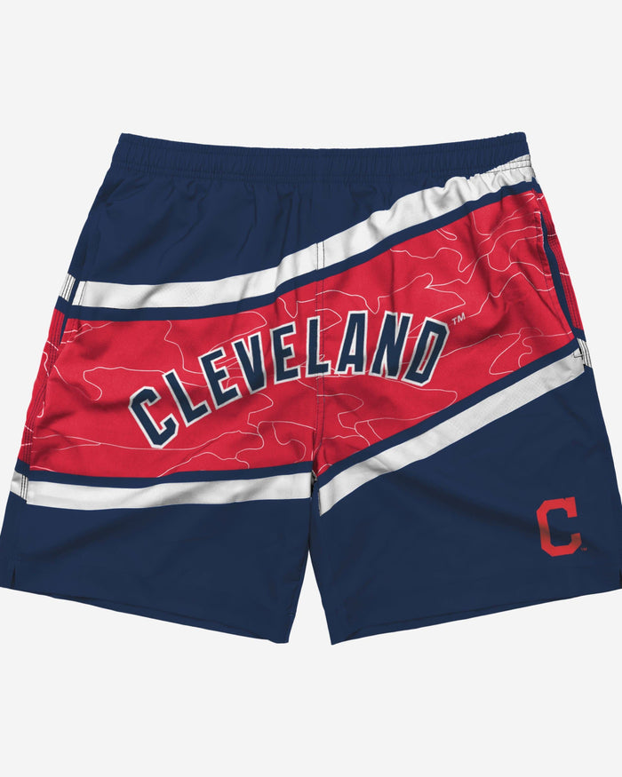 Cleveland Guardians Original Big Wordmark Swimming Trunks FOCO - FOCO.com