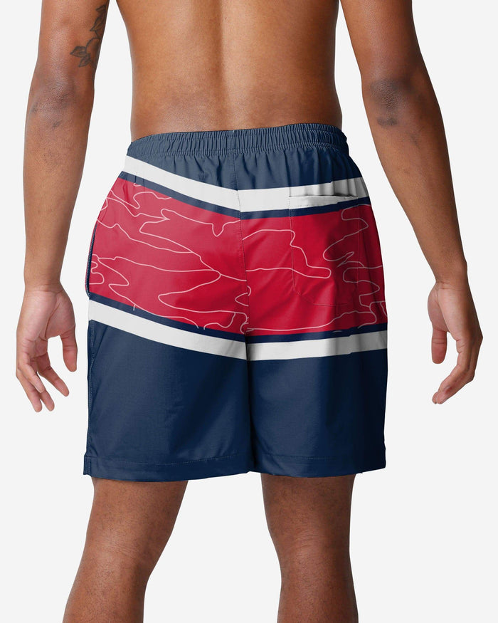 Cleveland Guardians Original Big Wordmark Swimming Trunks FOCO - FOCO.com